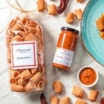 NAOUMIDIS, Handmade "Piperoni" Egg Pasta with Florina Peppers, 500g - Image 2