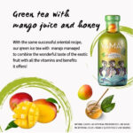 YAMAS, Green Ice Tea with mango juice and honey, 360ml (Best before 07/2025)