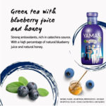 YAMAS, Green lce Tea with blueberry juice and pure honey, 360ml (Best before 07/2025)
