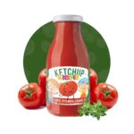 GOUMENISSES, Ketchup kiddie from ripe greek tomatoes, convenient and fun packaging for children, handmade, no sugar added, 280g (Best before 11/059/2026)