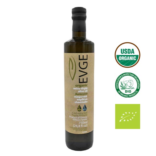 12.1.1.08-1.jpg EVGE, Bio Extra Virgin Olive Oil, Cold extracted, Awarded,750ml (glass bottle) (Best before 08/2026) - Image 1