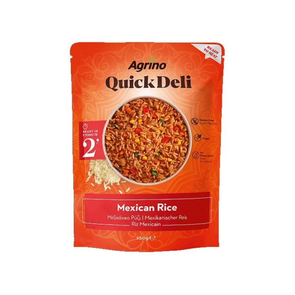 AGRINO, Quick Deli Mexican Rice Ready in 2' 250g (Best before 22/09 ...
