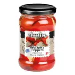 ALMITO, Red Spicy Peppers stuffed with cream cheese, 320ml (Best before 27/07/2026)