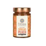 ENTOPIA, Peach Spread (Jam), 100% made from fruits & juices, Handmade, No Sugar added, 225g (Best before 28/02/2026)