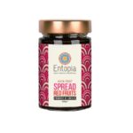 ENTOPIA, Red Fruits Mix Spread (Jam), 100% made from berries & juices, Handmade, No Sugar added, 225g (Best before 31/12/2025)
