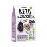 JOICE, KETO, Crackers with Chia seeds, BIO, VEGAN, ORGANIC, 60g (Best before 26/06/2025)