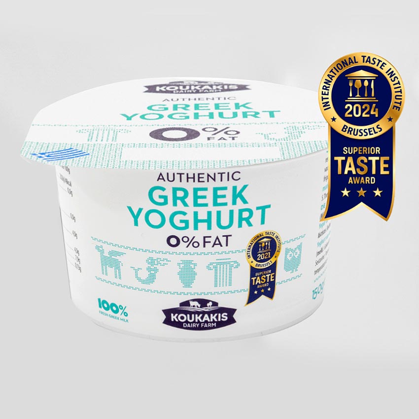 STKO005-1.jpg KOUKAKIS, Multi-Awarded Plain Strained Greek Yogurt, 0% fat, 150g (Best before 31/05/2025) - Image 1