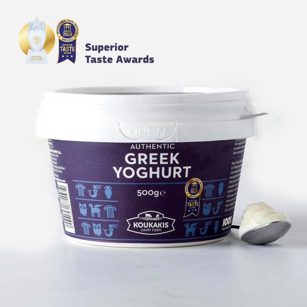 STKO010-1.jpg KOUKAKIS, Multi-Awarded Plain Strained Greek Yogurt, 10% fat, 500g (Best before 11/06/2025) - Image 1