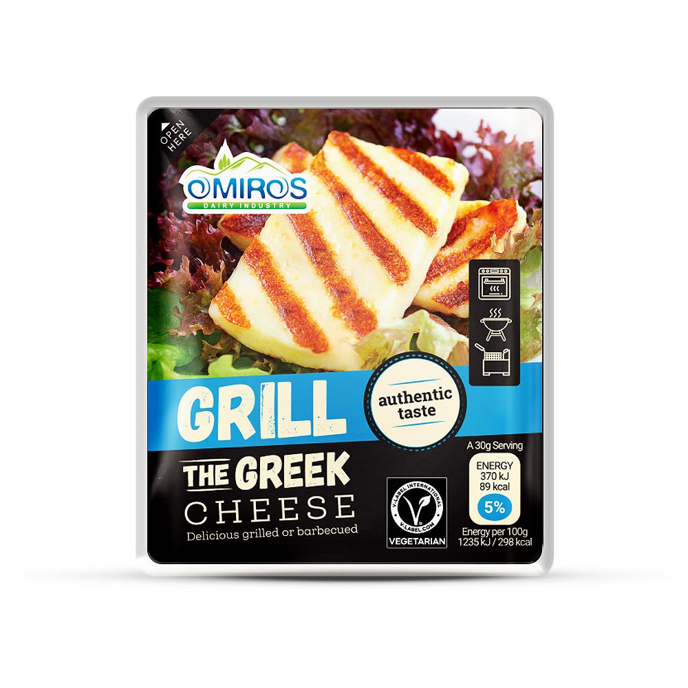 STOM008-1.jpg OMIROS, Greek Grill Cheese, vacuum, 200g (Best before 29/05/2025) - Image 1