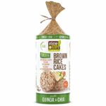 RICE UP, Brown Rice Crackers with Quinoa & Chia, 120g (Best before: 29/06/2025)