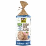 RICE UP, Brown Rice Crackers with Amaranth and Millet, 120g (Best before 29/06/2025)